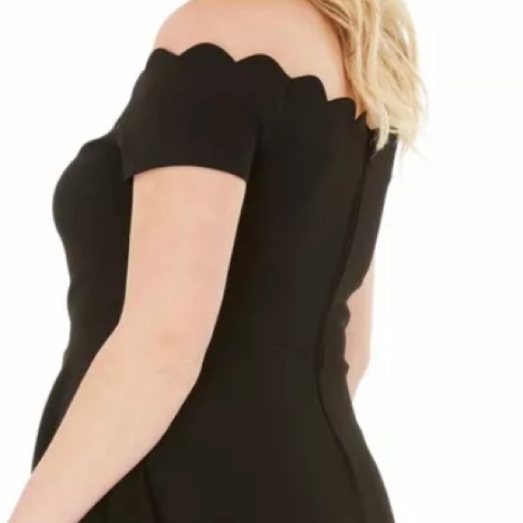 B Darlin black evening dress size 22W NWT - Picture 2 of 10